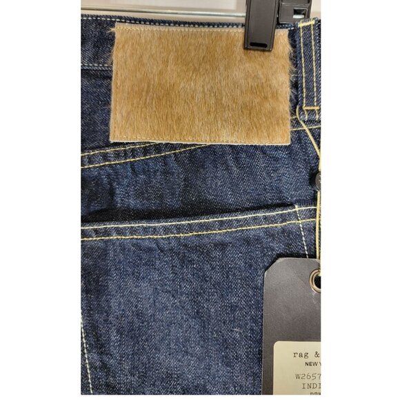 Rag & Bone Indigo Raw Selvedge Denim Jeans, Womens size 28 - Picture 5 of 7